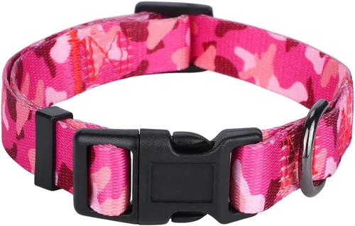 Miniatura 14 de Collar de perro con estampado de vaca, patrón animal para perros, blanco y negro, pequeño B_Estampado De Vaca
