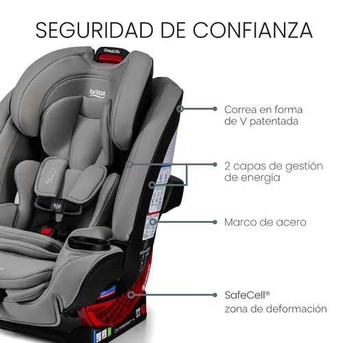 Miniatura 6 de Britax One4Life - Asiento convertible todo en uno para auto, 3 en 1, silla y asiento elevador con instalación ClickTight, capacidad extendida hacia