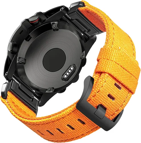 Miniatura 11 de Compatible con Garmin, correa deportiva de lona para reloj fēnix/precursor/enfoque/marq/quatix/instinct/D2/Tactix, correa de repuesto resistente