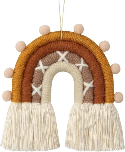 Miniatura 11 de BOHO GARDEN Encanto de Arcoíris Boho de Macramé - Difusor de Aceite Esencial para Coches, Guardería de Bebés, Dormitorio de Niños y Decoración