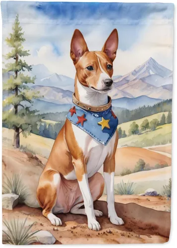 Miniatura 27 de Caroline's Treasures DAC5824GF - Bandera decorativa para jardín con texto en inglés "Affenpinscher", diseño de vaquero para jardín, jardín, jardín