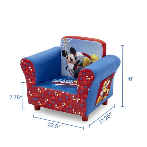 Miniatura 3 de Delta Children - Silla tapizada, Mickey Mouse de Disney