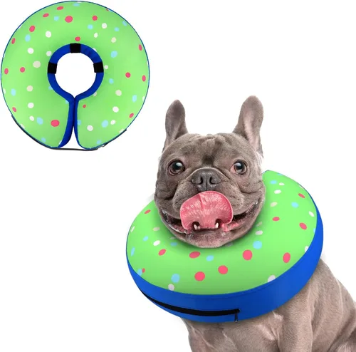 Miniatura 41 de Supet Cono Inflable para Perro para Perros Grandes, Medianos y Pequeños, Collar de Cono Suave para Perros y Gatos, Collar EC para Cuello de Perro