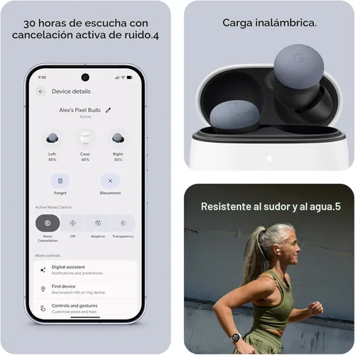 Miniatura 6 de Google Pixel Buds Pro 2 - Auriculares inalámbricos con cancelación activa de ruido - Auriculares Bluetooth - Hazel