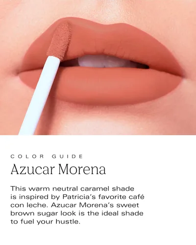 Miniatura 4 de PDL Cosmetics Bold Aspirations - Lápiz labial líquido (Azucar Morena), acabado mate suave altamente pigmentado, tono caramelo, fórmula hidratante