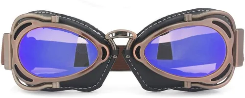 Gafas de motociclista piloto retro vintage para motocicleta cruiser scooter motociclista