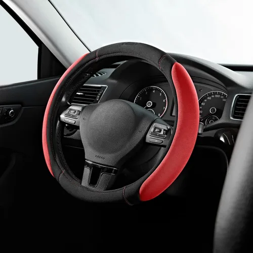 Miniatura 13 de Skechers - Funda para volante de automóvil con espuma viscoelástica, funda antideslizante para volante de 14.5-15 pulgadas, diseño cómodo y seguro