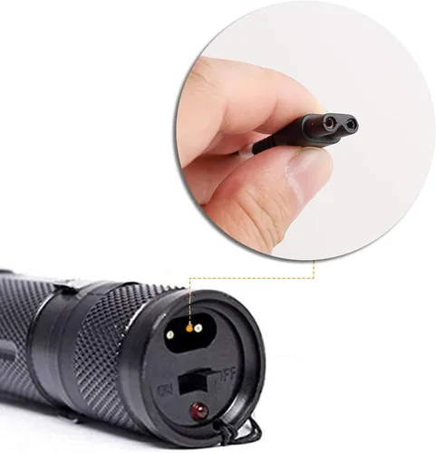 Miniatura 3 de Cable cargador para pistola aturdidora compatible con VTS-T03, VTS-195; Police 305, Police 928-58, Avenger, Guard Dog Security, Jolt, Stun Master