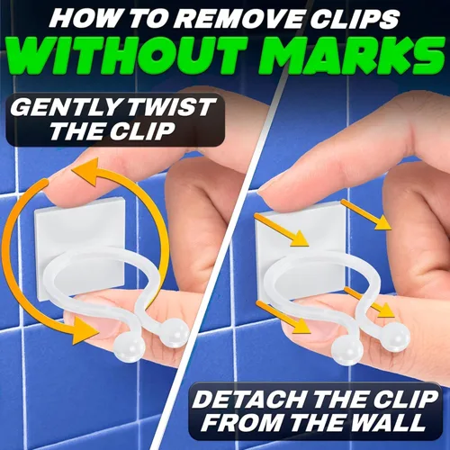 Miniatura 7 de 100 clips transparentes para plantas trepadoras de interior, clips de pared blancos y flexibles para plantas trepadoras para organizar enredaderas