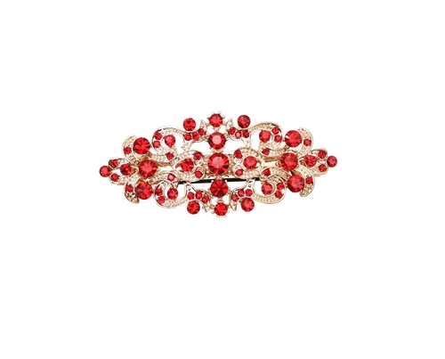 Miniatura 24 de Faship Precioso pasador floral de cristal AB Rhinestone