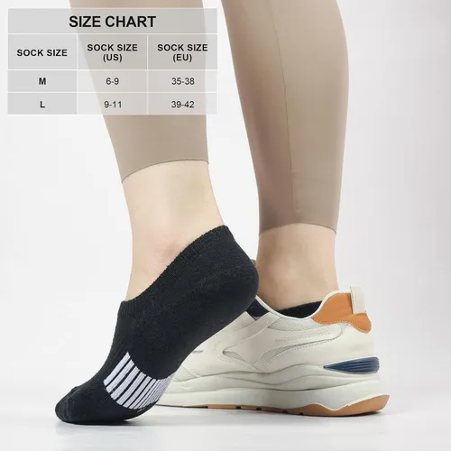 Miniatura 2 de Calcetines invisibles para mujer, acolchados, de corte bajo, atléticos, ocultos, para tenis, tobillos, calcetines invisibles para correr, 46 pares