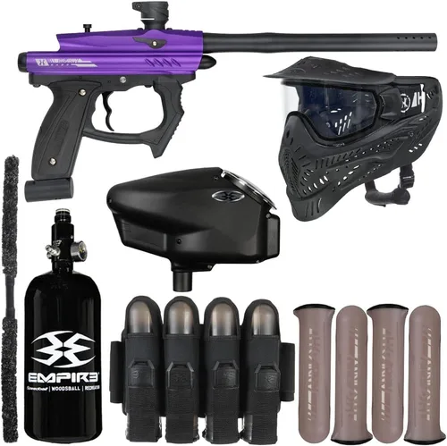 Miniatura 5 de Action Village HK Army SABR Vendetta Kit de paquete de pistola de paintball Estaño Polvo/Negro
