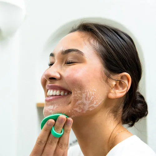Miniatura 6 de Boie USA Limpiador facial - Herramienta facial de mano, cepillo facial exfoliante de limpieza profunda. Combate el acné con cerdas suaves, similares