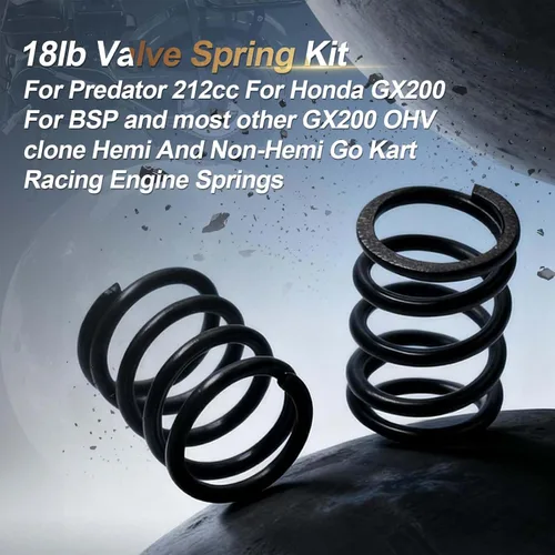Miniatura 2 de Kit de resortes de válvula de 18 lb para Predator 212cc para Honda GX200 para BSP y la mayoría de otros resortes de motor de carreras Go Kart clon