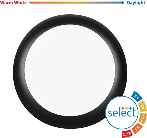 Miniatura 6 de NICOR Lighting RSD561120SBK RSDS56 - Luz de disco, color negro