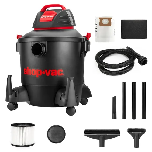 Miniatura 7 de Shop-Vac 5922805 Aspiradora húmeda/seca, 8 galones, 4.5 HP pico, manguera de 1.25 pulgadas de diámetro x 7 pies, cable de 6 pies, ideal para obra