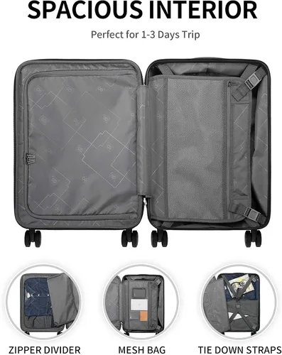 Miniatura 7 de LEVEL8 Grace Luggage Rojo - Casual y de negocios
