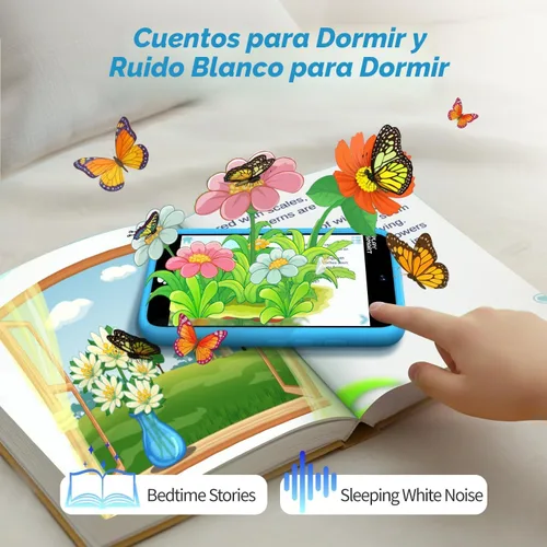 Miniatura 4 de MOMILLA Juguetes para niños, teléfono inteligente, cámara dual con calcomanías, pantalla táctil de 3.97 pulgadas, más de 200 juegos educativos