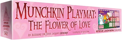 Steve Jackson Games Munchkin Playmat: The Flower of Love Score Tracker | Contador de niveles | Accesorio de juego de cartas para adultos y niños |