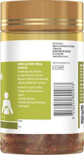 Miniatura 4 de Healthy Care Lecitina 1200mg 100caps