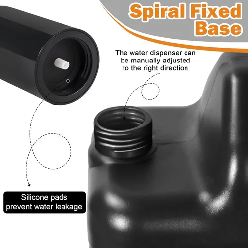 Miniatura 4 de Jarra de Agua de 5 Galones con Dispensador de Agua Eléctrico 2000mAh Bomba de Agua Recargable Automática Tipo-C Libre de BPA Contenedor de Agua