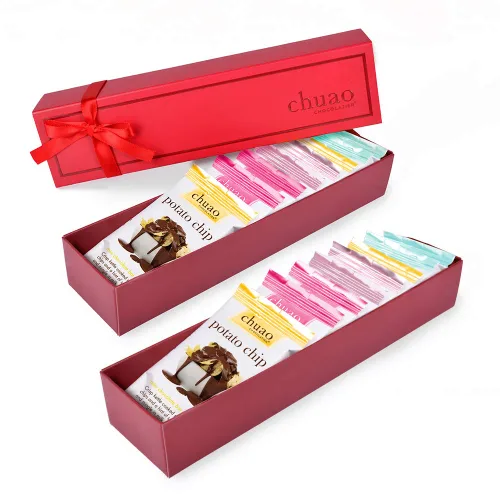 Chuao Chocolatier Mini caja de regalo de chocolate con leche, barras surtidas de chocolate gourmet europeas sin conservantes, para cestas de regalo,
