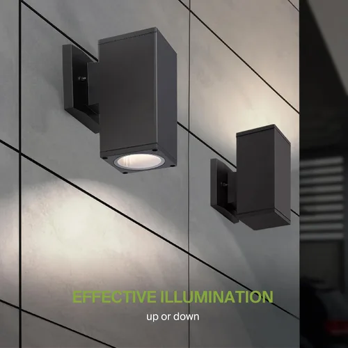 Miniatura 5 de ASD 1 lámpara exterior de iluminación – 60 W E26 120 V cilindro arriba o abajo de bronce moderno lámpara de pared al aire libre LED CFL bombilla
