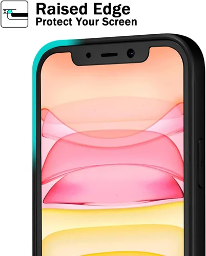 Miniatura 3 de FanTEK Funda protectora compatible con iPhone 11, antiarañazos y huellas dactilares, color negro mate