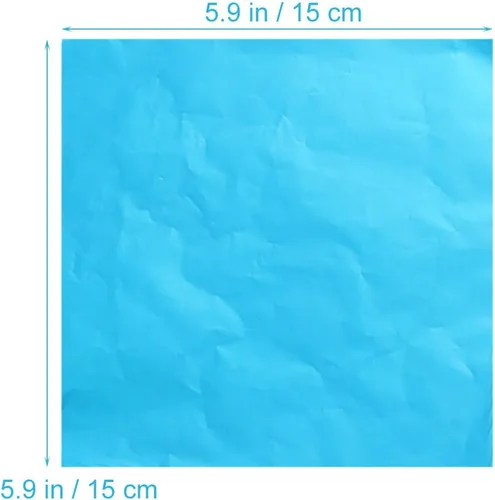 Miniatura 3 de BESTONZON Paquete de regalo de hoja metálica de papel de papel de 200 piezas para embalaje de dulces de chocolate