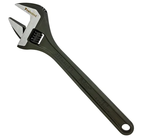 Miniatura 11 de T05007 Llave ajustable estándar, acabado fosfato, 18" Negro