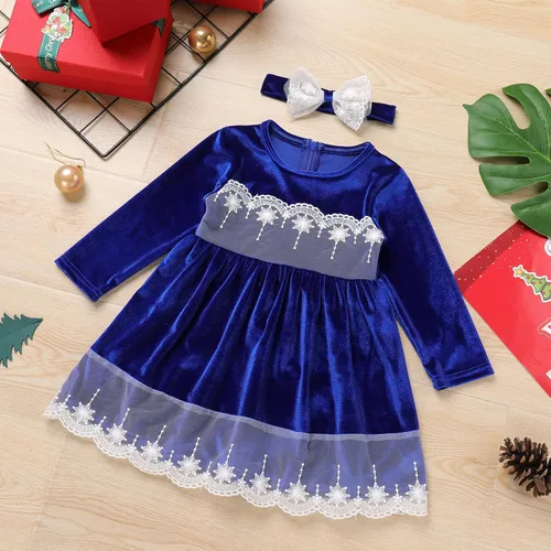 Miniatura 178 de IDOPIP Vestido tutú de terciopelo para niñas pequeñas, vestido de manga larga para princesa, Navidad, cumpleaños, fiesta, boda, vestidos de otoño e
