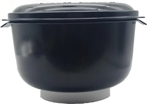 Miniatura 2 de Kernel Katcher - Cuenco para palomitas de maíz, inventado por dentistas, apto para lavavajillas, material reciclado (negro)