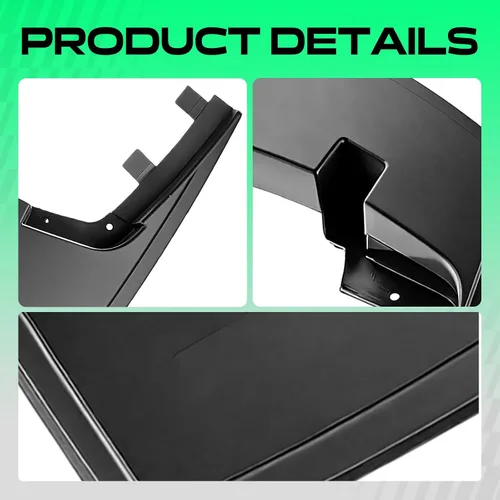 Miniatura 8 de YHTAUTO Juego de 4 protectores contra salpicaduras de barro de repuesto para Ford F-150 2015-2020 Pickup, sin guardabarros de fábrica, delantero