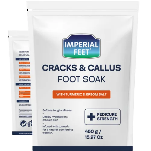Miniatura 11 de Imperial Feet Epsom Salt Foot Soak (grado pedico): reparación de uñas de los pies, pie de atleta de hongos, suaviza callos, pies cansados