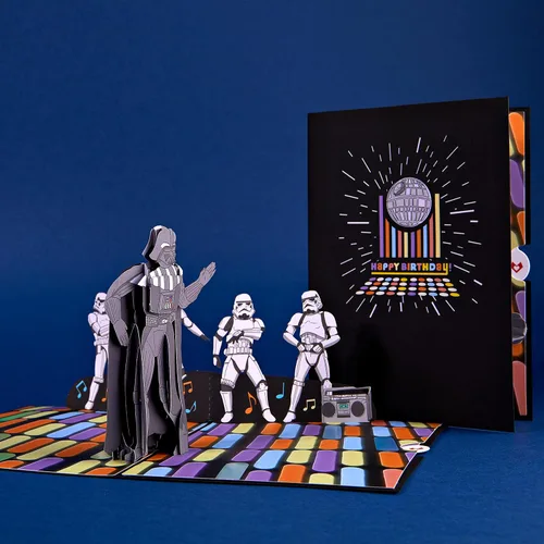 Miniatura 5 de Lovepop Tarjeta desplegable de feliz cumpleaños para ella y él – Tarjetas de felicitación de cumpleaños 3D de Star Wars para niños, niñas, hombres