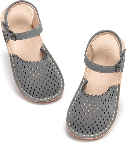 Miniatura 206 de THEE BRON Sandalias cómodas para niñas, zapatos para niños, sandalias rellenas