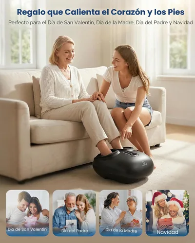 Miniatura 8 de COMFIER Shiatsu - Masajeador de pies con calor, vibración, máquina de masaje de pies de compresión rodante para fascitis plantar, dolor neuropatía