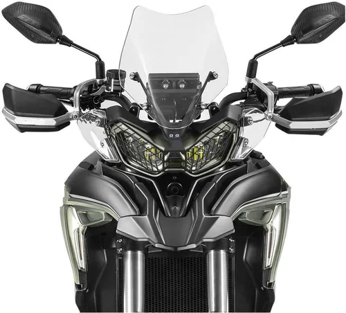 Miniatura 2 de Headlight Grill Guard Motorcycle Head Lights Protector Covers Headlamp Headlight Guard Grill for TRK 702 TRK702 TRK702X for TRK 702X 2022 2023 Black