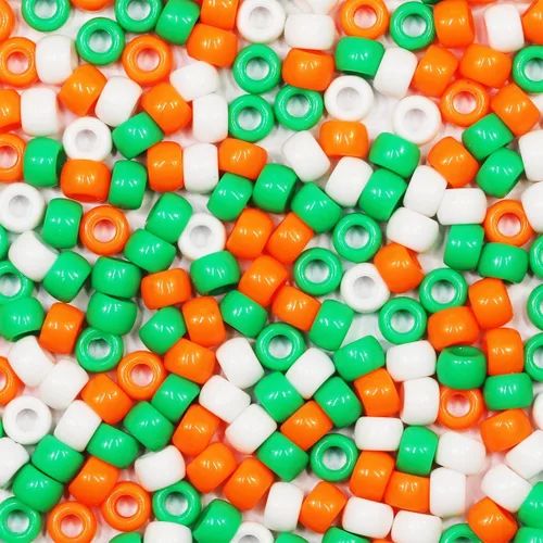Miniatura 38 de 1000 cuentas de pony negras de 0.236 x 0.32 pulgadas para pulseras, trenzas de pelo y manualidades de bricolaje, solo para uso en manualidades