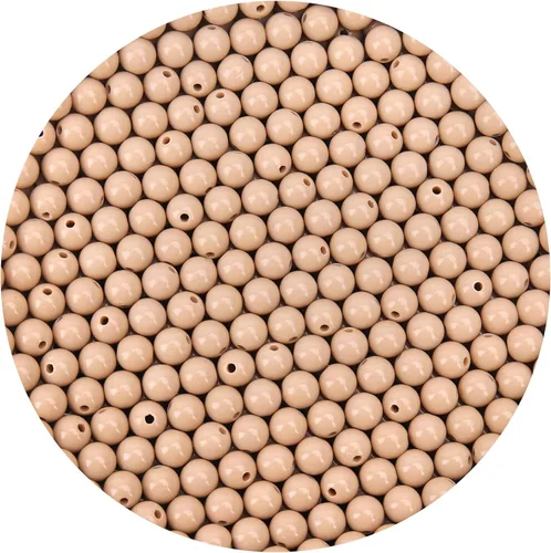 Miniatura 72 de BONNY BOXX 2000 piezas 4 mm cuentas redondas de acrílico de zafiro suave, bolas de plástico de chicle de burbujas, cuentas gruesas de bolas