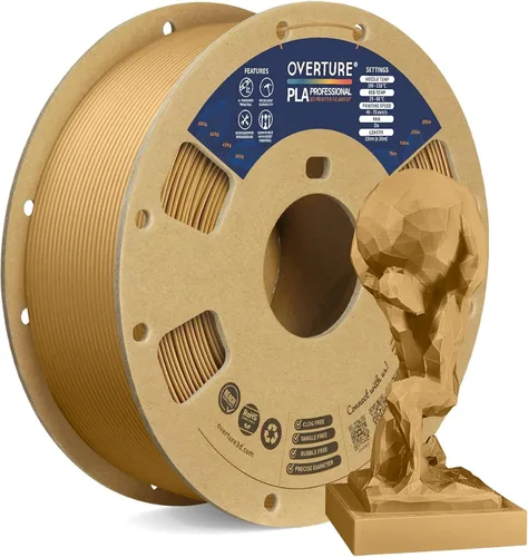 Miniatura 37 de Overture PLA Plus (PLA+) Filamento de 1/16 pulgadas, dureza mejorada con rollo PLA, con superficie de construcción 3D de 7.87 × 7.87 pulgadas, PLA