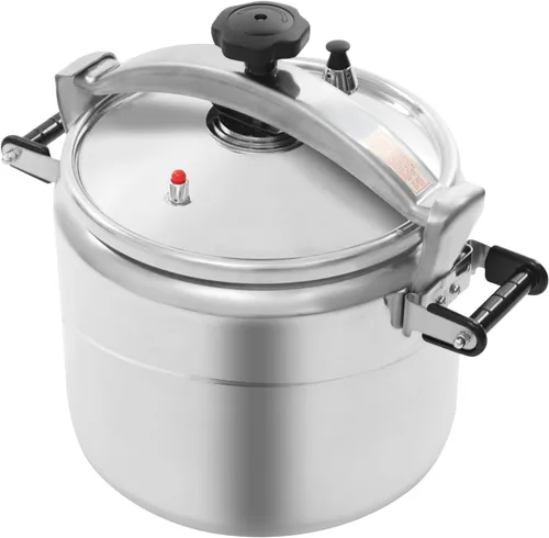 Miniatura 11 de Olla a presión de 7.4Qt Olla de presión de acero inoxidable 60Kpa Tanque de presión de calentamiento Canner con válvula de presión para estufa