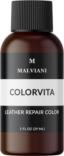 Restaurador de Color de Reparación de Cuero - Marrón Oscuro - Restaura Sofá, Asiento de Coche, Muebles y Sofá 1 oz.