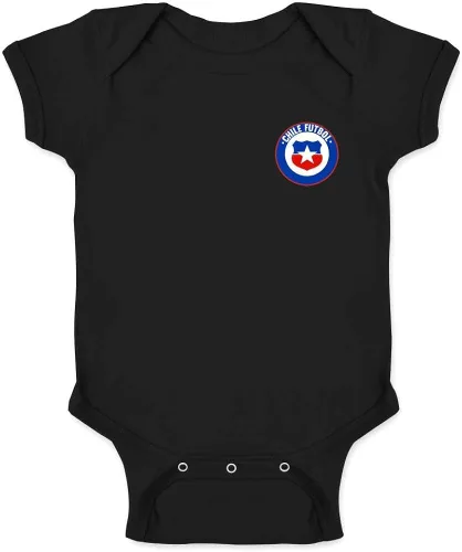 Pop Threads Chile Futbol Soccer Retro National Team Chilean Baby Toddler Kids Girl Boy T-Shirt