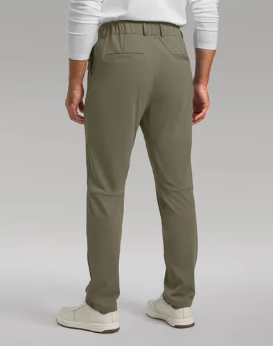 Miniatura 3 de Soothfeel Pantalones de golf para hombre con 5 bolsillos, ajustados, elásticos, casuales, de viaje, pantalones de trabajo para hombre