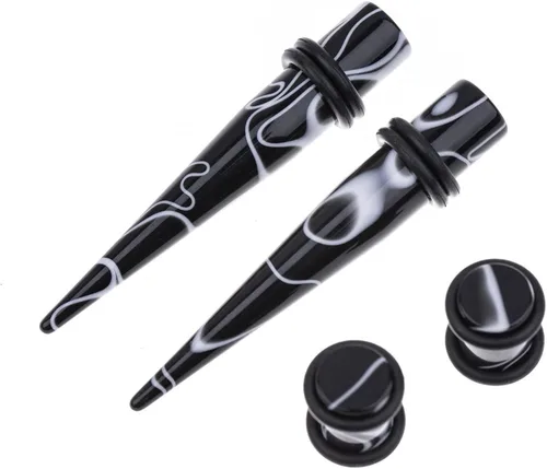 Miniatura 3 de Memsion - Kit de estiramiento para la oreja, 50 piezas, kit de perforación, aretes de calibre 00, 14