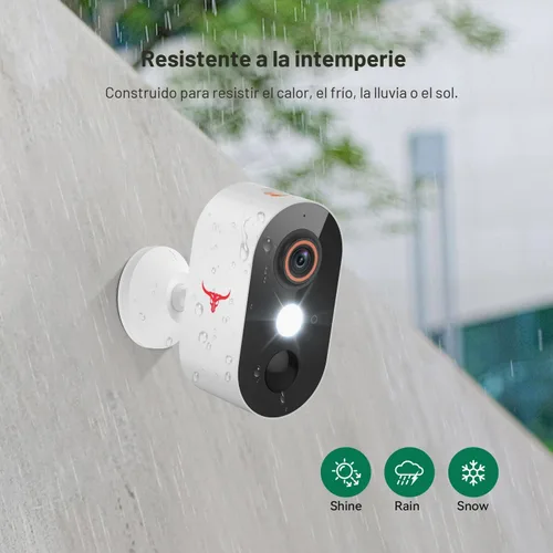 Miniatura 7 de Cámara de seguridad inalámbrica de 1080p con detección humana de IA, visión nocturna, conversación de 2 vías, almacenamiento en la nube, WiFi