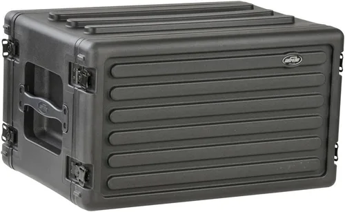 Miniatura 8 de SKB Estuche Roto Rack 4U Poco Profundo – Protector de equipo de polietileno duradero, apilable, impermeable con pestillos giratorios y patas de goma