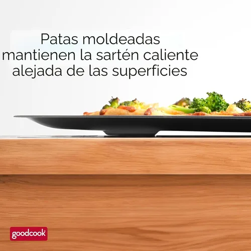 Miniatura 8 de GoodCook AirPerfect Sartén Antiadherente para Pizza de 16" – Sartén para Pizza para Horno, Sartén Redonda Perforada para Pizza, Sartén para Hornear