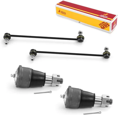 Miniatura 160 de Metrix Premium Chassis Parts - Juego de 4 piezas de articulación de rótula superior y barra estabilizadora delantera para Ford Ranger RWD 1998-2011
